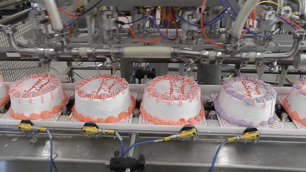 Bakery Automation: Ice Cream Cake Decorating